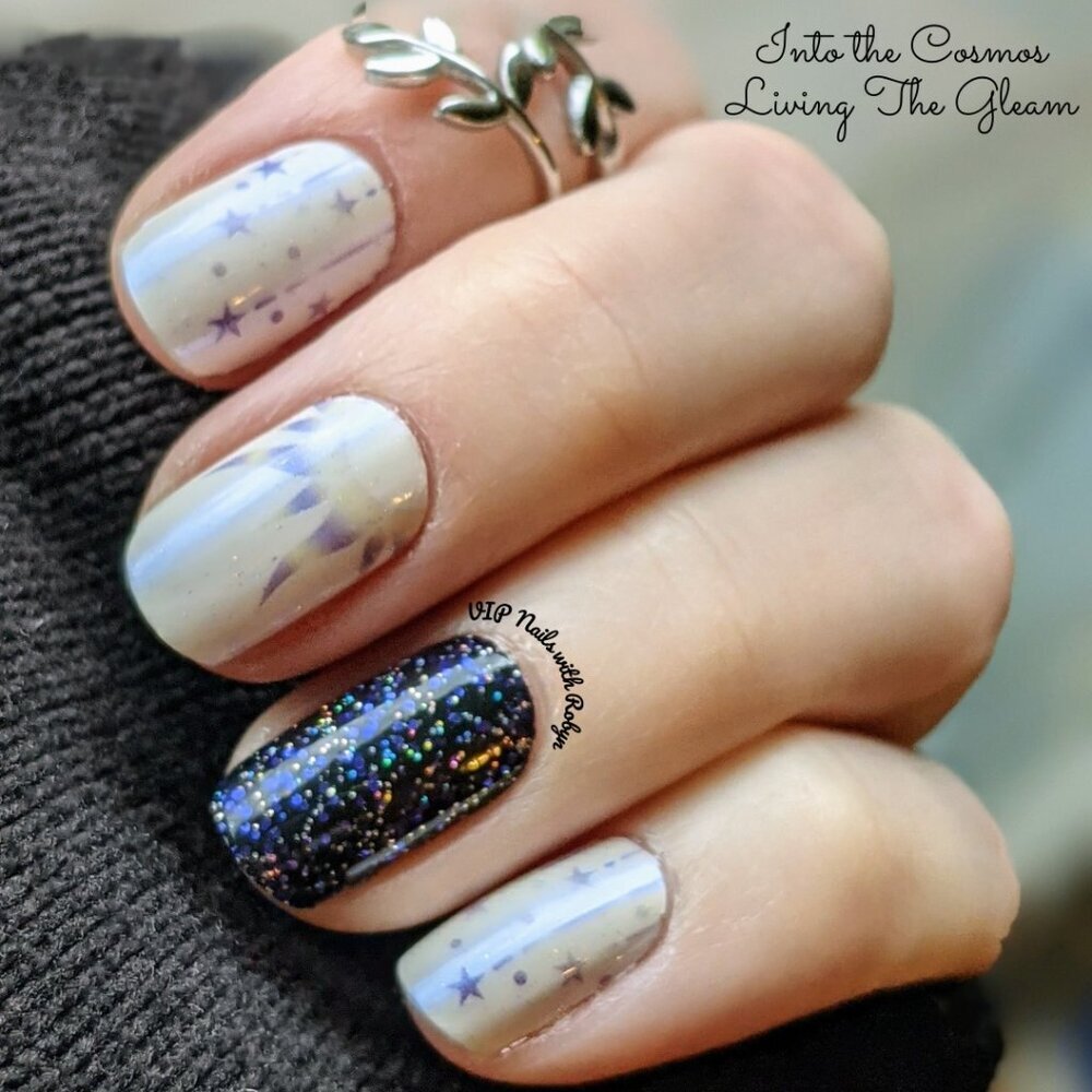 Color Street Purple Celestial Press on Nail design - Picture 2 of 4